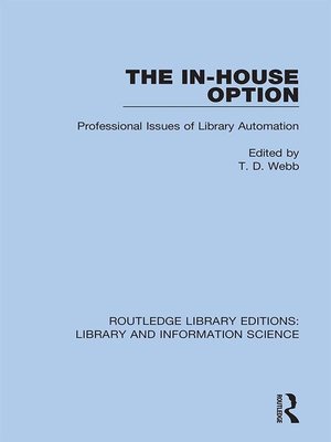 cover image of The In-House Option